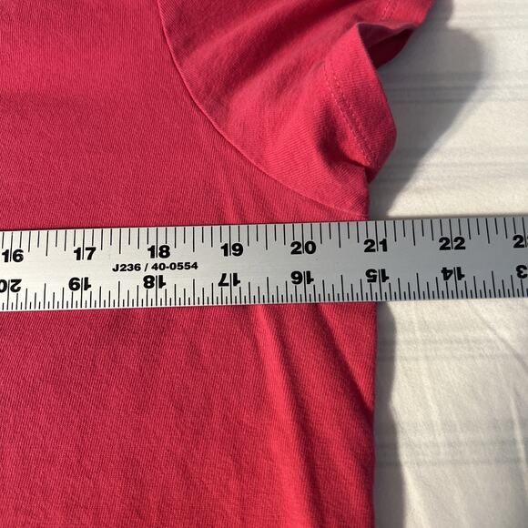 Life Is Good Womens Crusher Tee Size Large Pink Campground Scene Short Sleeve - Picture 7 of 8